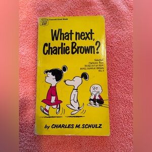 What Next Charlie Brown 1967 Fawcett Crest Peanuts Paperback